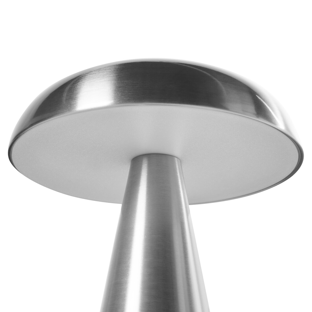 Zestaw 2 bezprzewodowych lamp stołowych LED KULFO Ze ściemniaczem Metal Srebrny