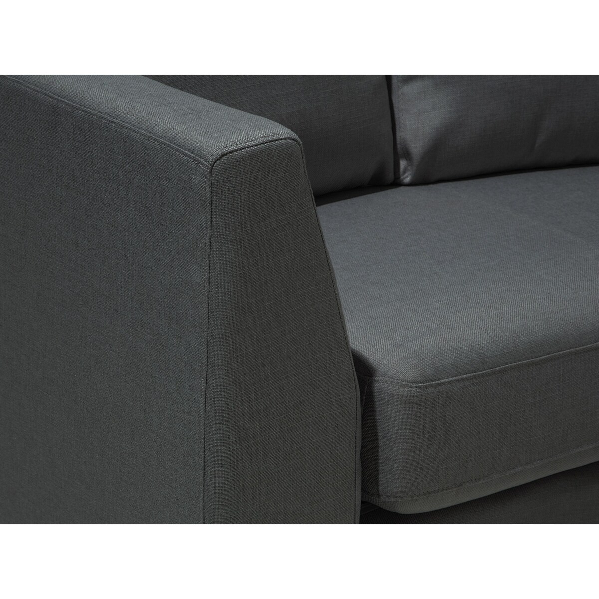 Sofa półokrągła 7-osobowa modułowa szara ROTUNDE