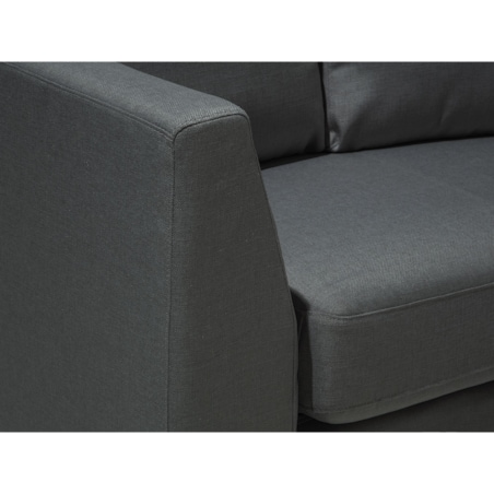 Sofa półokrągła 7-osobowa modułowa szara ROTUNDE