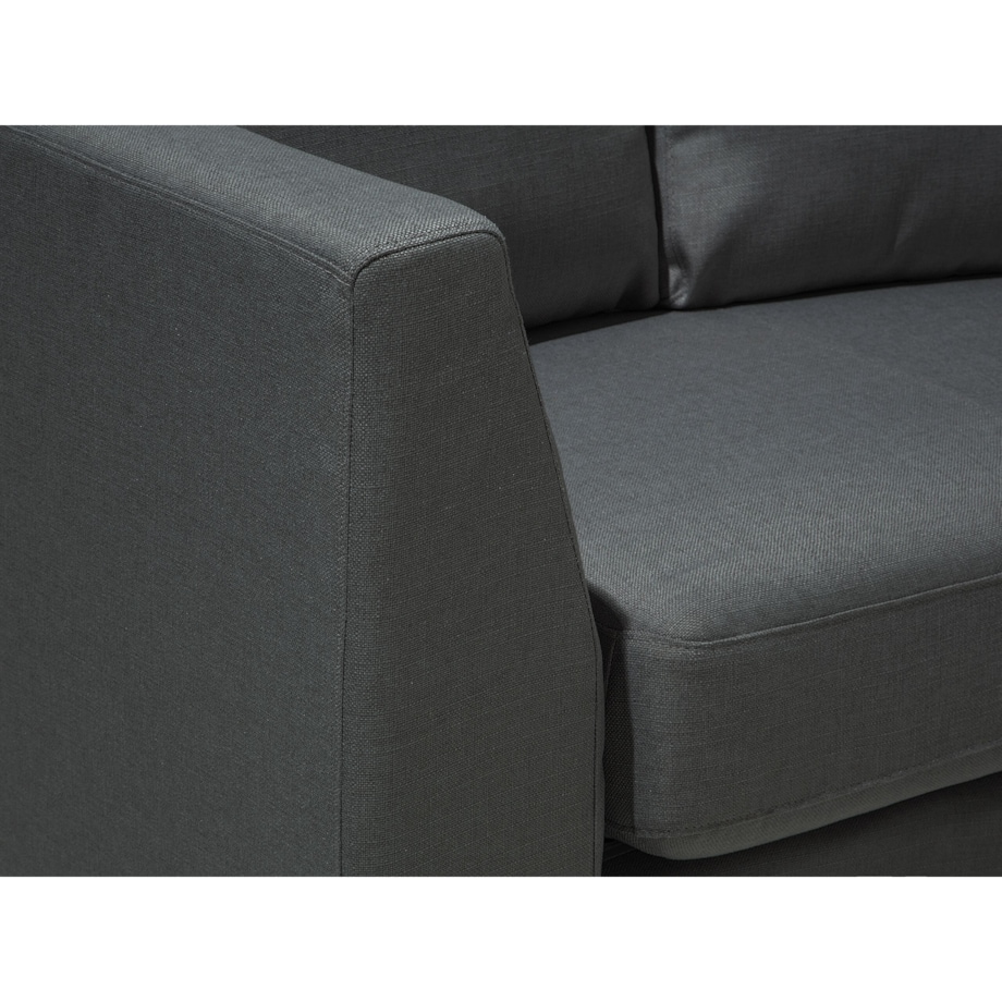 Sofa półokrągła 7-osobowa modułowa szara ROTUNDE