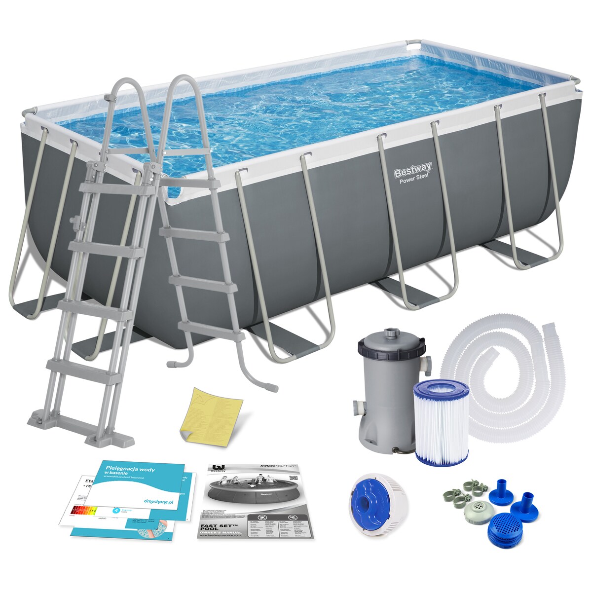 Bestway Pool 412x201x122 Aufstellmae
