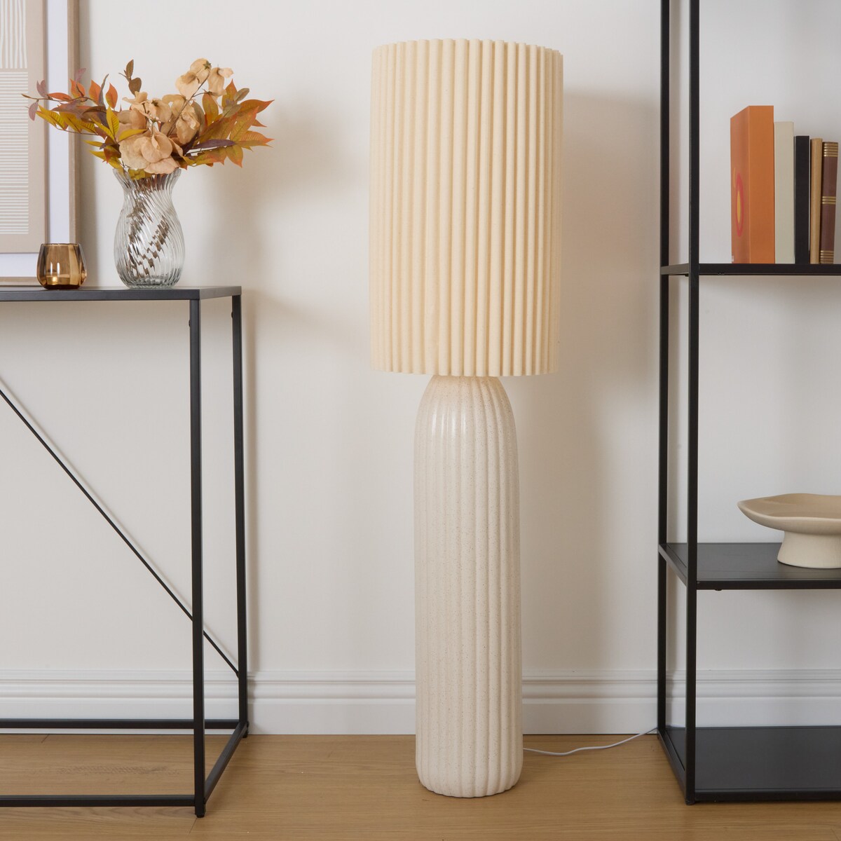 Lampa KENAN, Ø 31,5 x 122 cm, ceramika
