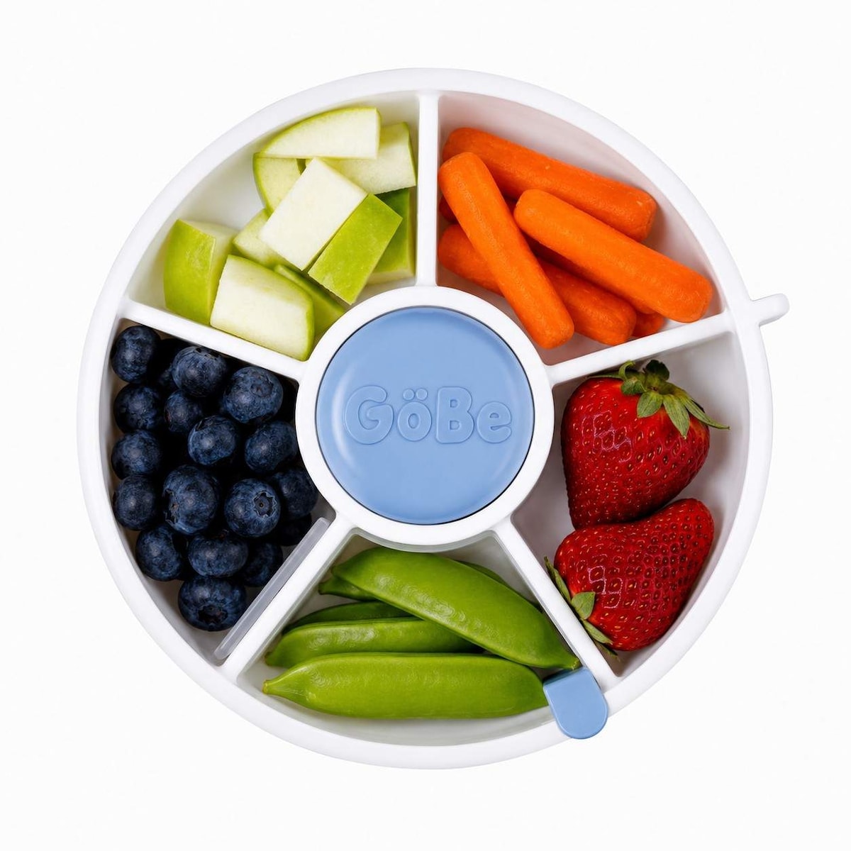 GOBE SNACK SPINNER pojemnik na przekąski, Macaron Blue