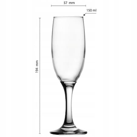 Kieliszek do szampana, prosecco 150 ml