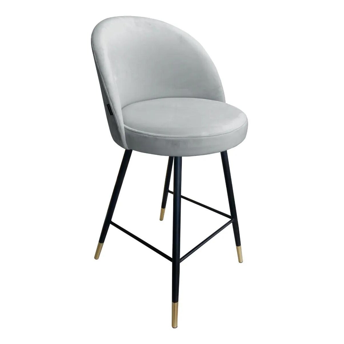 Hoker niski TANEW VELVET GOLD jasno szary