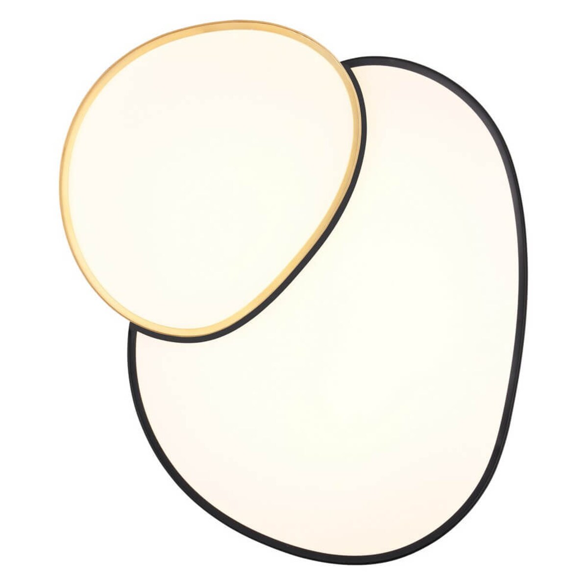 Ściemnialny plafon z pilotem Rise 647519280 Trio LED 51W 2700-6500K złota czarna biała