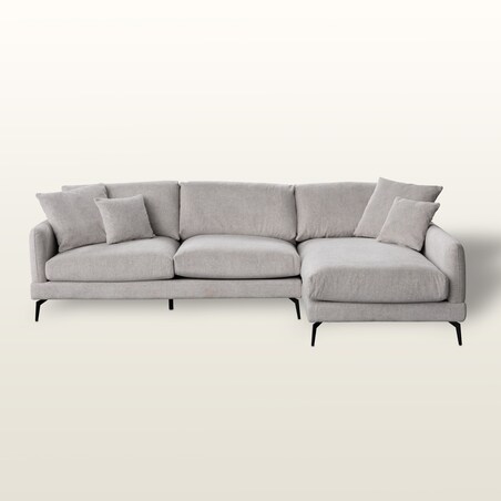 Sofa Odense grey, 290x95x90 cm