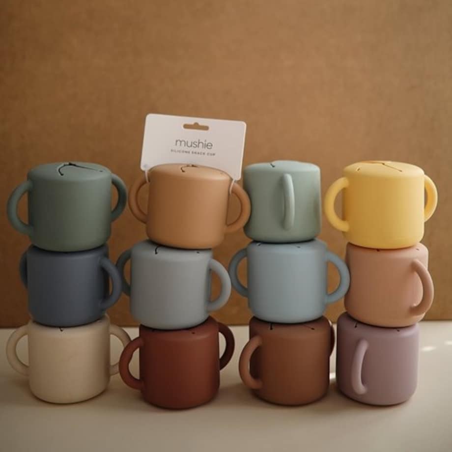 Mushie Kubek na Przekąski dla Dzieci 400 ml Ivory