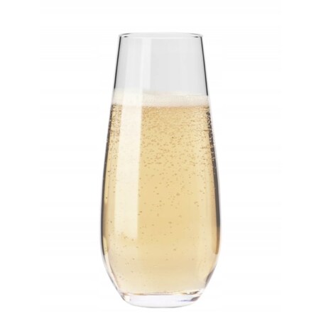 Szklanki do Napojów Wina musującego Harmony Krosno 6 x 230 ml Cienkie Zwężane