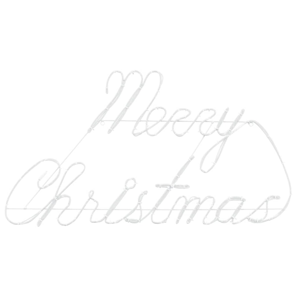 vidaXL Znak Świąteczny Czerwony 99 x 55 x 13 cm Żelazo