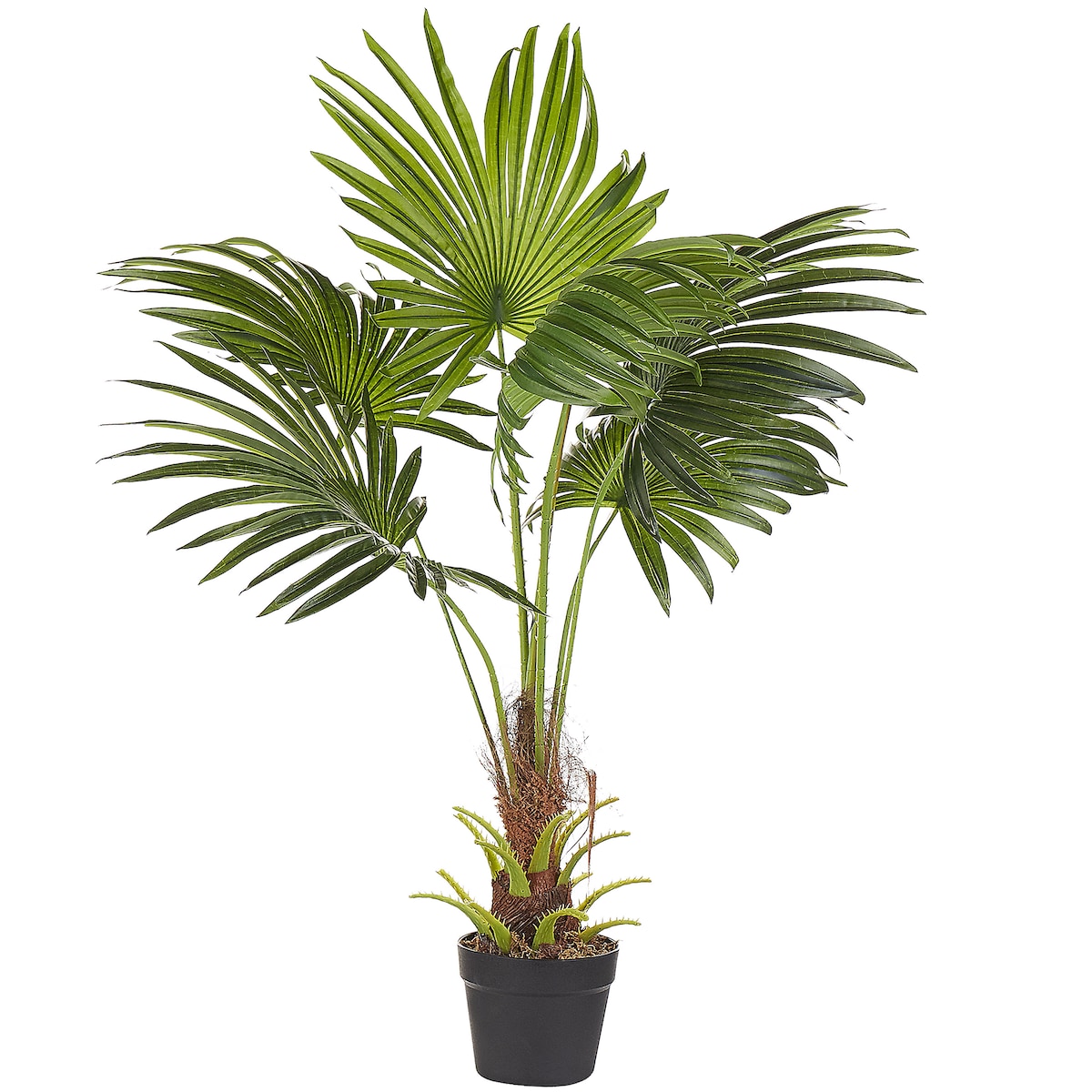Sztuczna roślina FAN PALM 100 cm Zielony