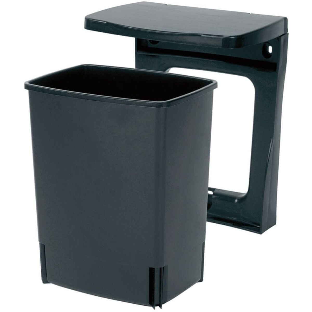 Kosz szafkowy 10l czarny 395246