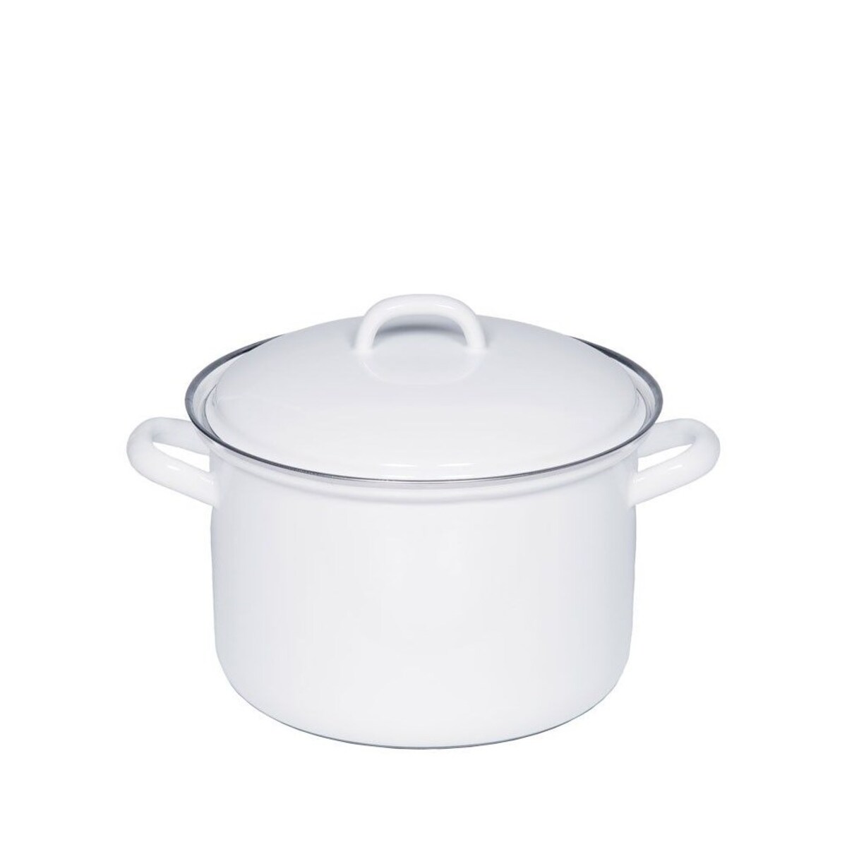 Riess garnek wysoki z pokrywą 1,5l 16cm Classic Weiss R0122033