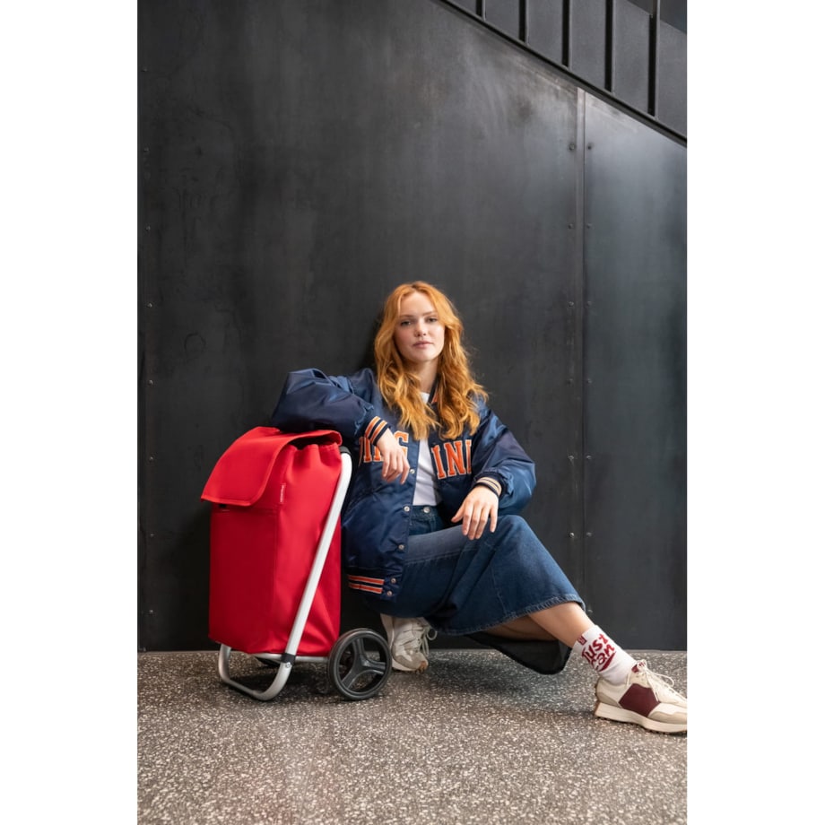 Wózek SHOPPING TROLLEY, red