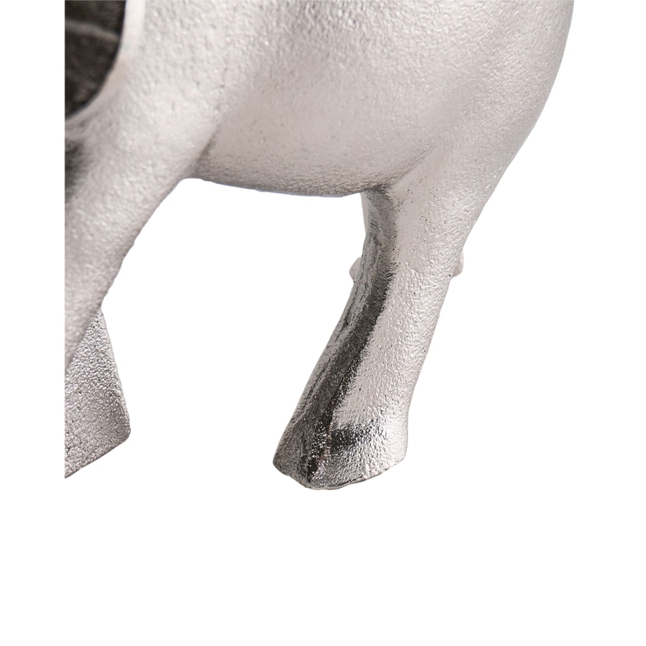 Figurka dekoracyjna Słoń MIOGOST Metal Srebrny