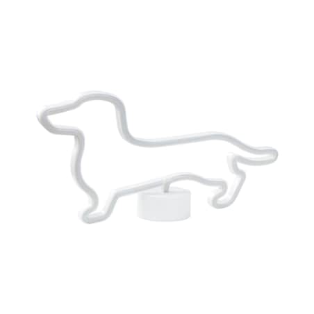 Neon LED pies niebieski FRANCIS