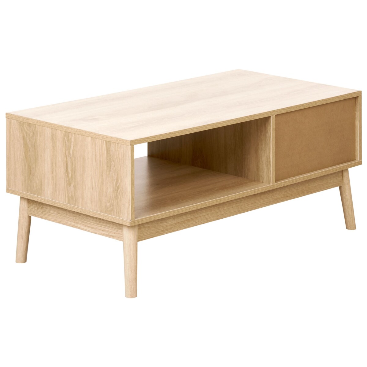 Stolik kawowy MDF Płyta pilśniowa Jasne drewno LYNWOOD