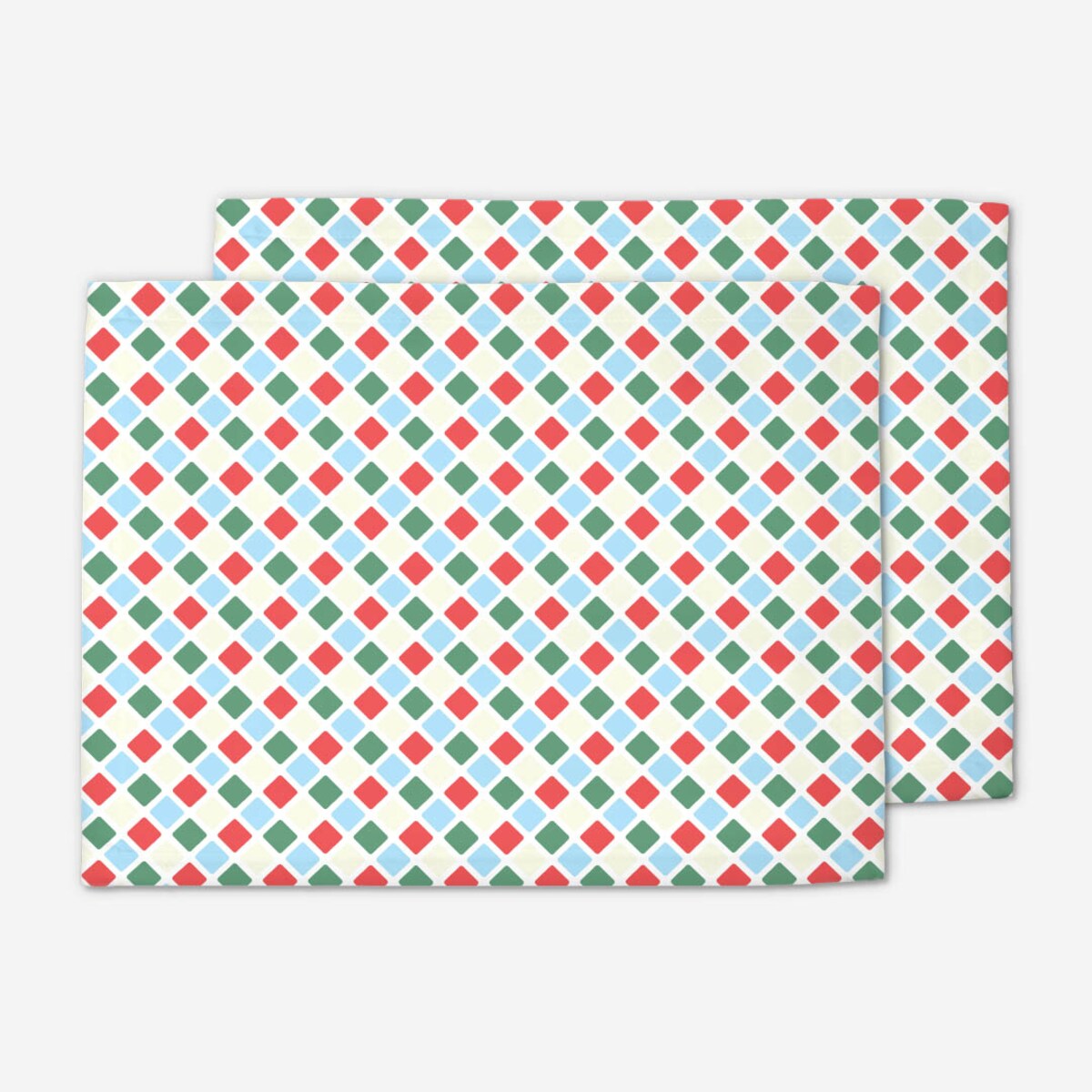 Podkładki świąteczne - Świąteczna kratka