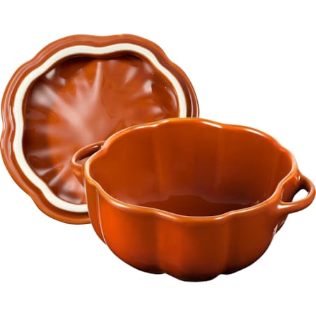Mini Cocotte okrągły dynia Staub - 500 ml, Pomarańczowy