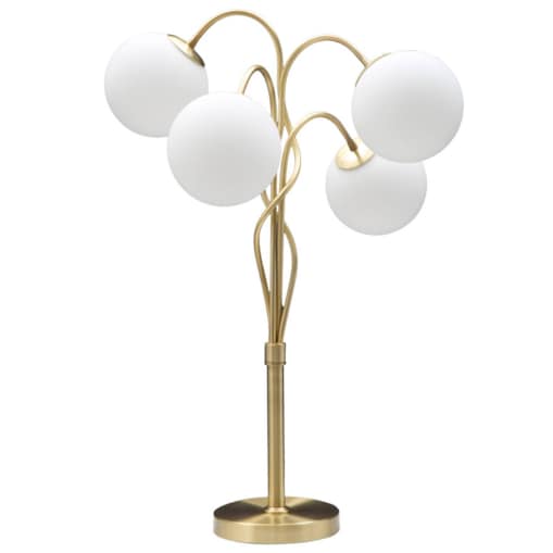 Lampa biurkowa z 4 kulami GLAMY, wys. 74 cm