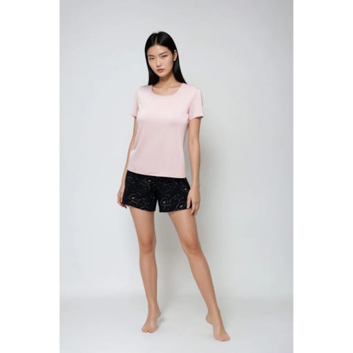 Komplet Koi Beżowo-czarny Beżowo-Czarny, S