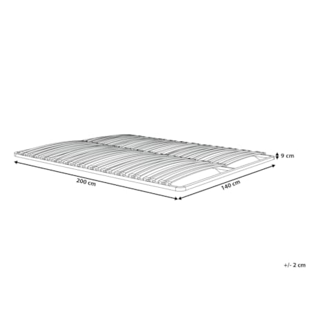 Stelaż pod materac 140 x 200 cm COMBOURG