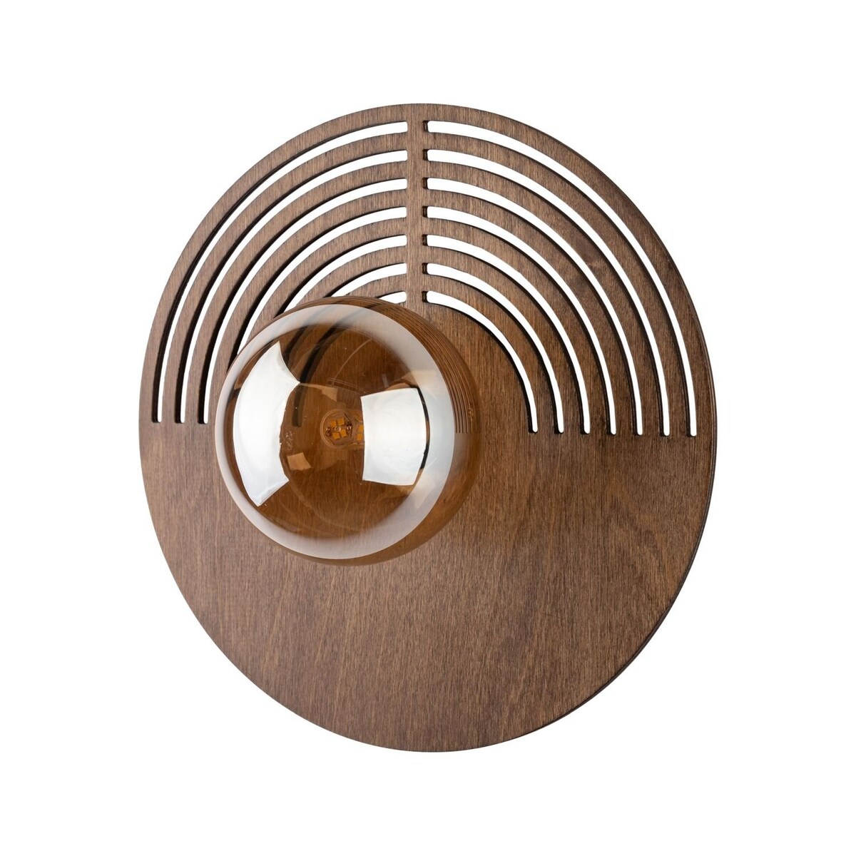 Kinkiet TK Lighting LUNAR WOOD 300 30 cm dąb/biały, lampa ścienna G9 do salonu i sypialni