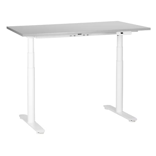 Biurko regulowane elektrycznie DESTINAS Szary/ biały 120 cm 72 cm