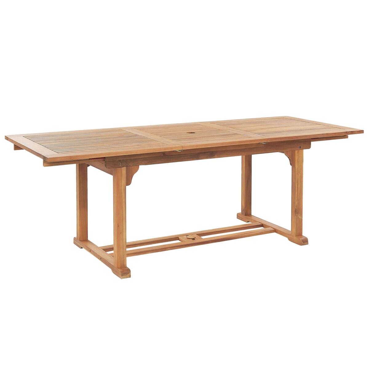 Zestaw ogrodowy drewno akacjowe stół i 6 krzeseł z poduszkami beżowymi JAVA