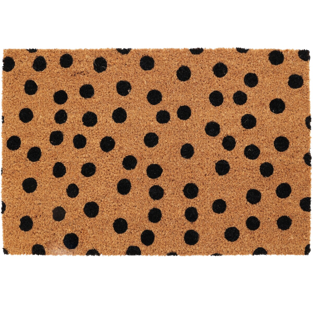 Wzorzysta wycieraczka z włókna kokosowego, 59 x 39 cm