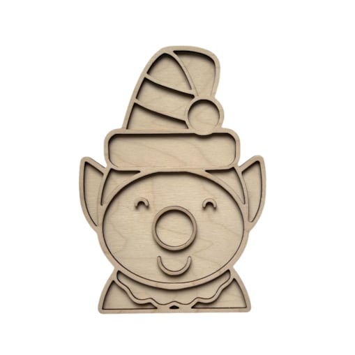 Świąteczna wysypywanka sensoryczna ELF drewniana mikołajki święta