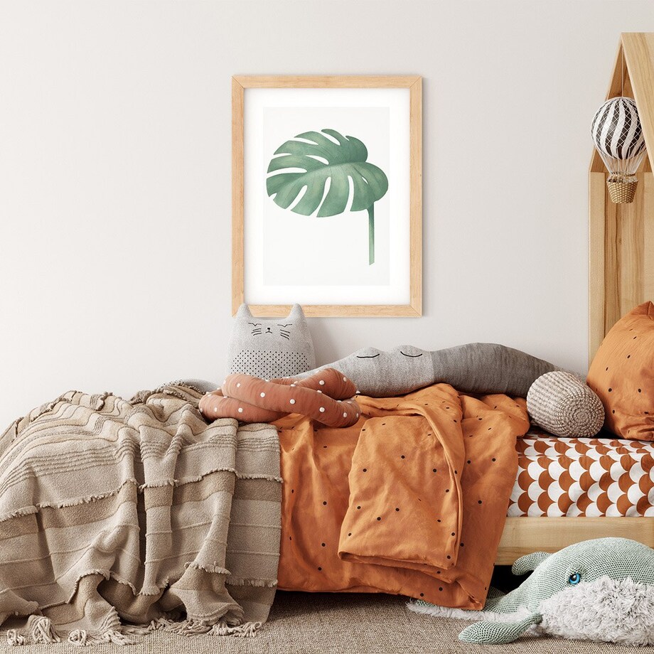 Plakat dla dzieci Monstera 20x30