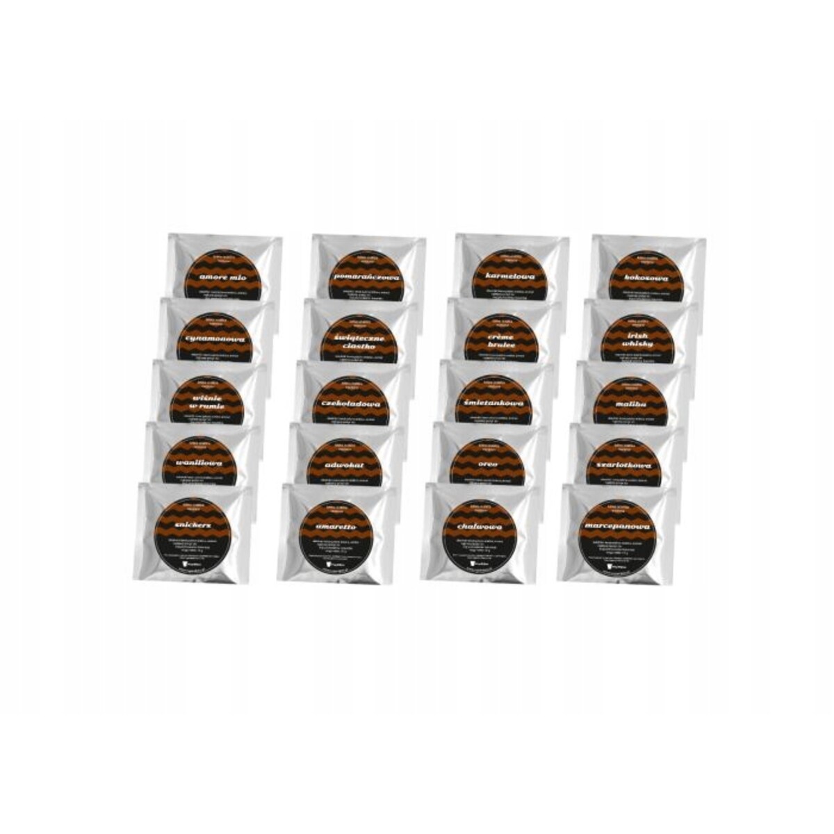 PREZENT UPOMINEK NA DZIEŃ TATY OJCA ZESTAW 20 KAW SMAKOWYCH DLA TEŚCIA