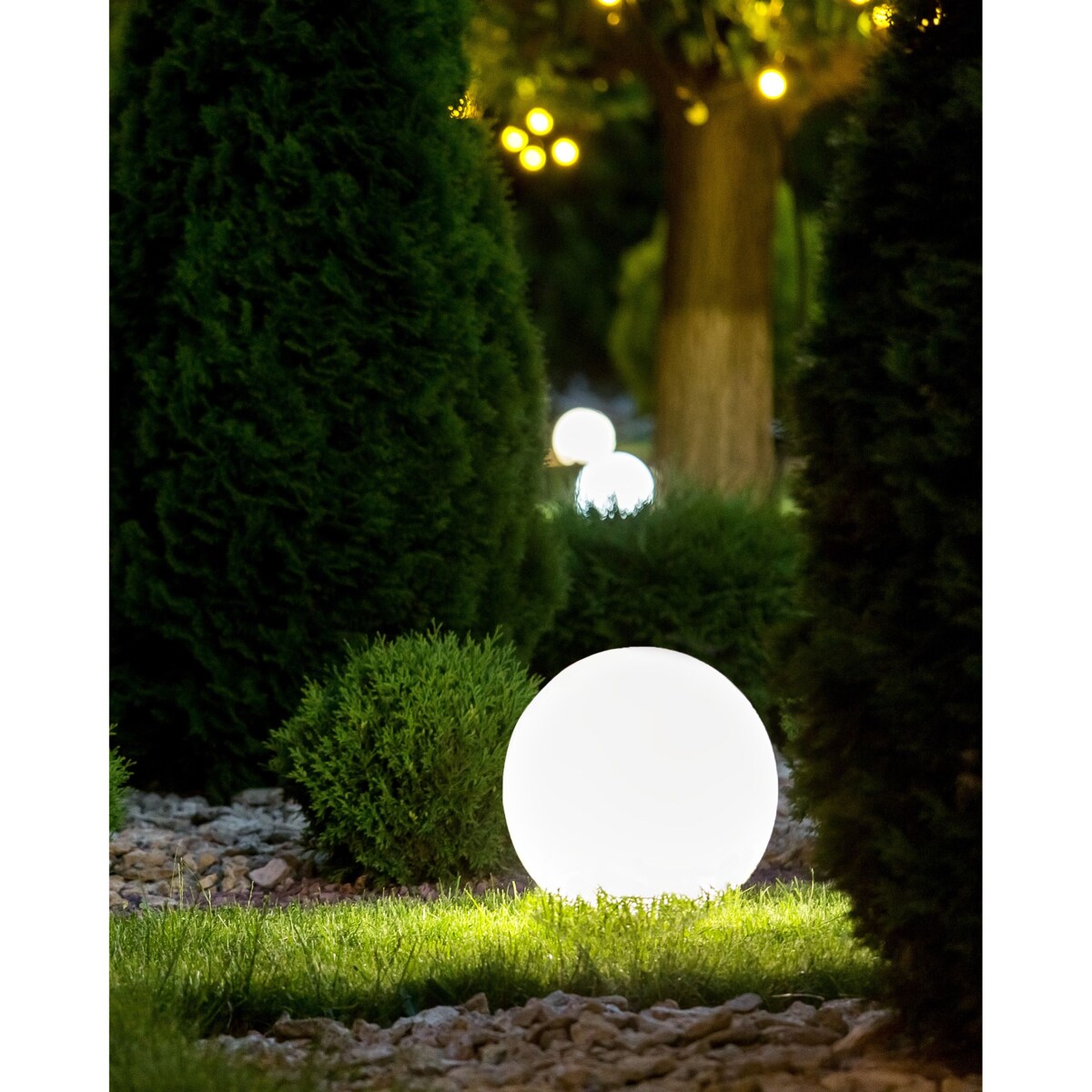 Kula ogrodowa LED JOCOY 50 cm Biały