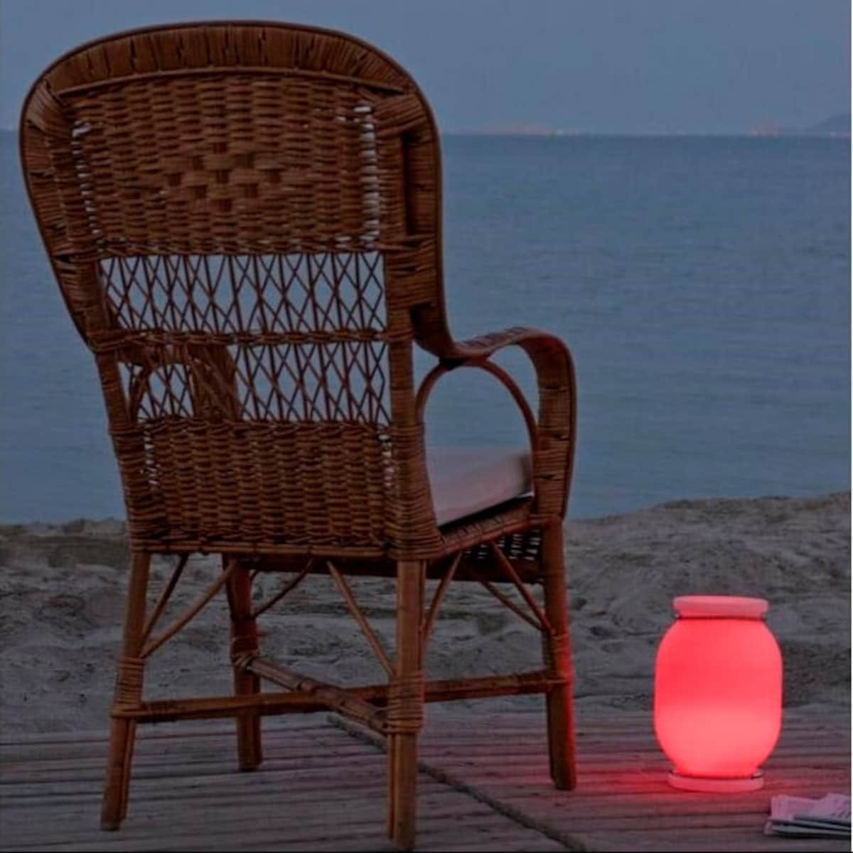 Lampka przenośna do ogrodu Candela LUMCN030WLNW King Home LED 3W 6000K lampion biała