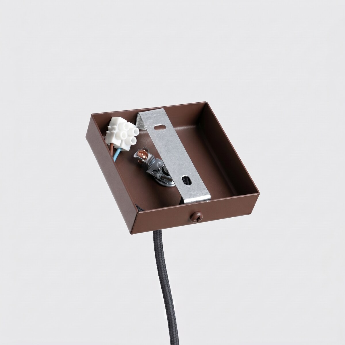 Lampa wisząca KARBON 1 brązowa