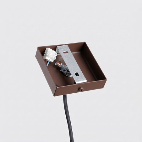 Lampa wisząca KARBON 1 brązowa