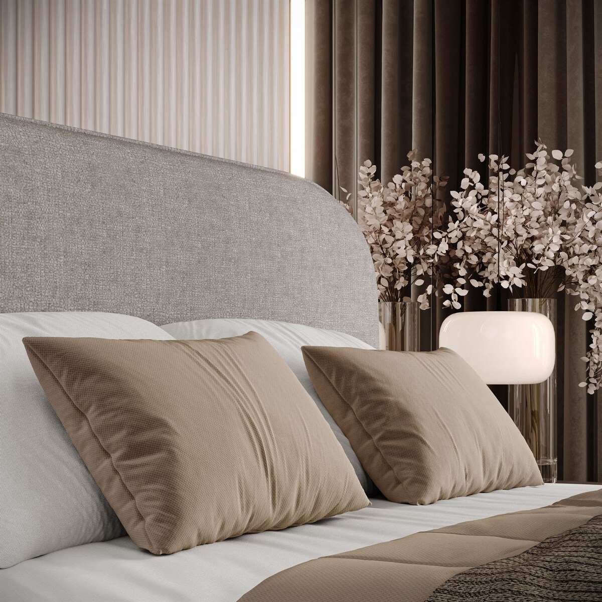 Łóżko tapicerowane OLIMPIA, pojemnik na pościel, s34, 180x200, Perfect Harmony 80