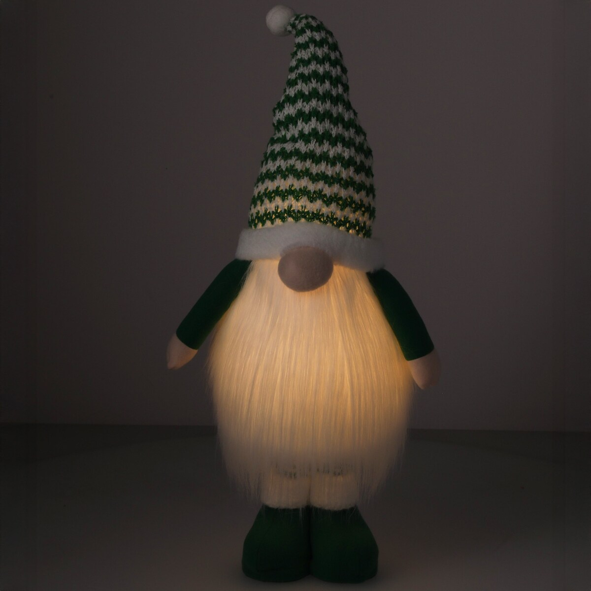 Skrzat świąteczny na teleskopowych nogach ozdoba świecąca na święta