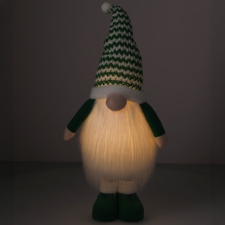 Skrzat świąteczny na teleskopowych nogach ozdoba świecąca na święta