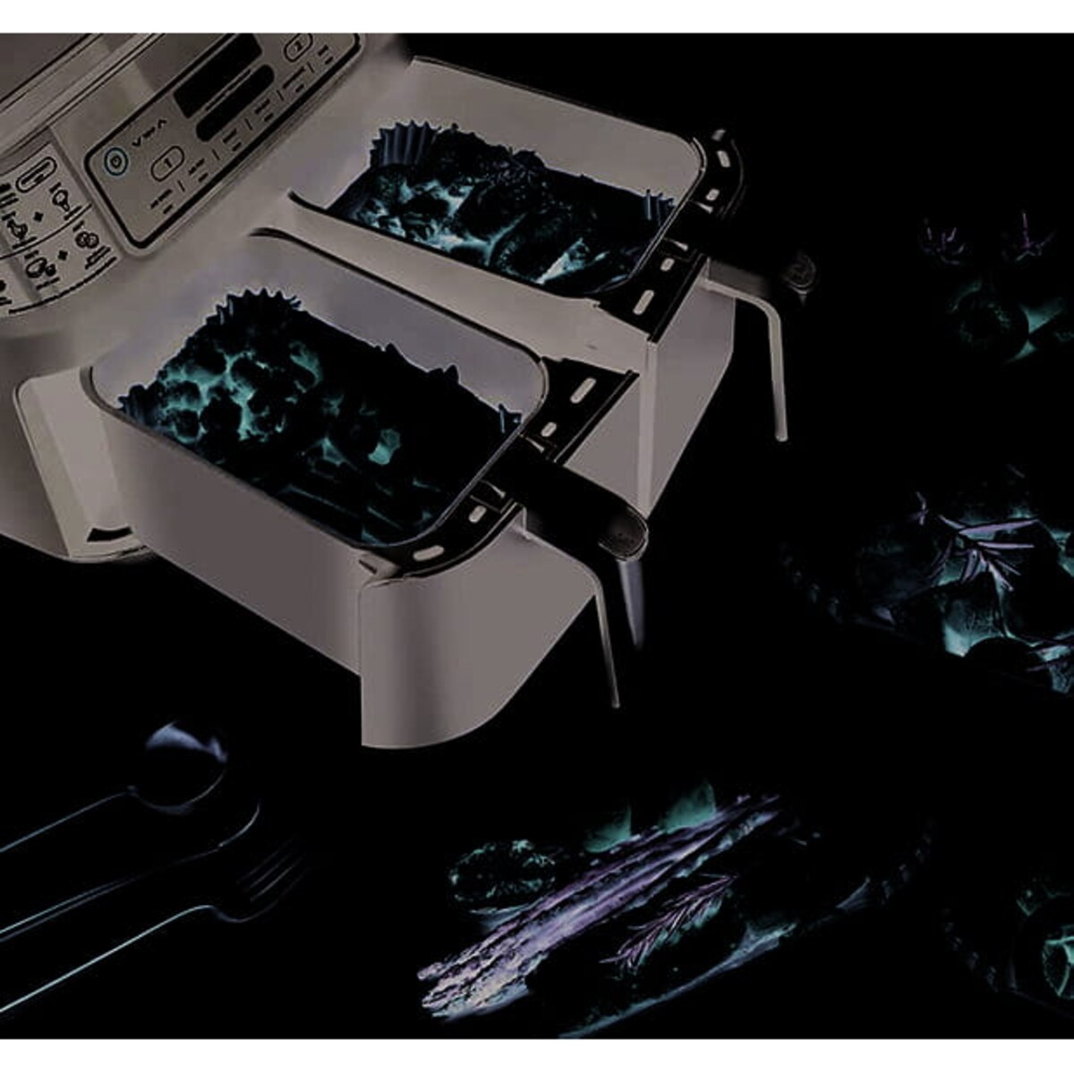 Wkłady papierowe do frytkownicy prostokątne 22x14x4.5cm 100 sztuk KLAUSBERG