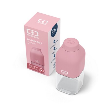 Butelka na wodę S Light Pink Positive New, 330 ml, Monbento