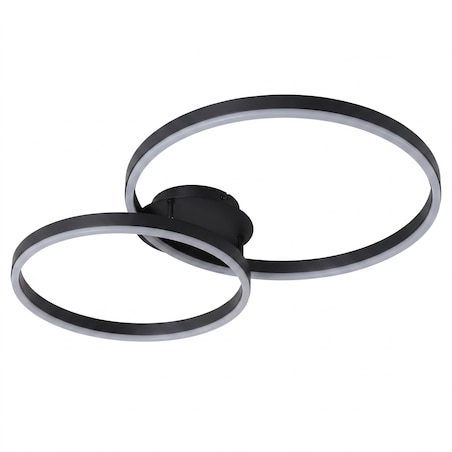 Lampa Sufitowa Swe061-C Led Czarny, Metal, Tworzywo Sztuczne
