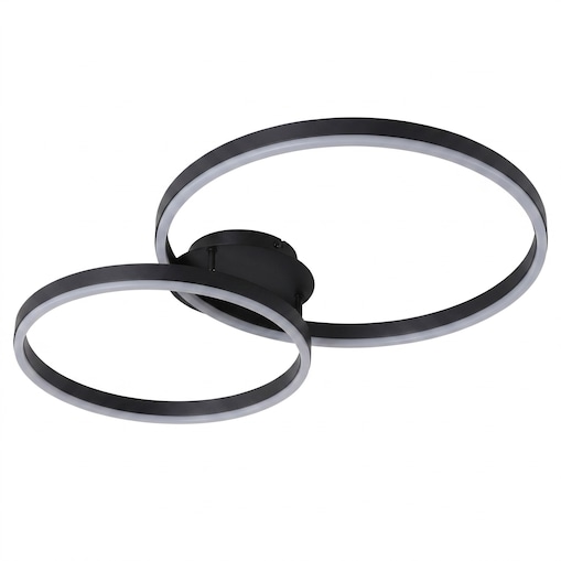 Lampa Sufitowa Swe061-C Led Czarny, Metal, Tworzywo Sztuczne