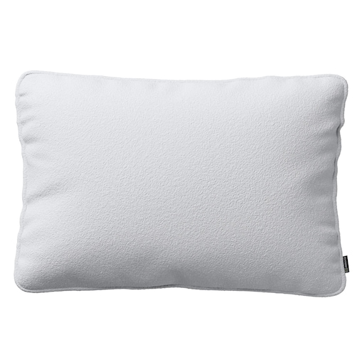 Poszewka Gabi na poduszkę prostokątna 60x40 biała bukla