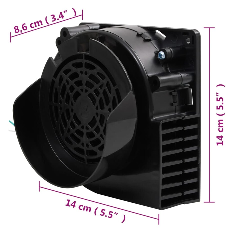 vidaXL Sznur 110 lampek LED z dmuchawą, 1100 cm