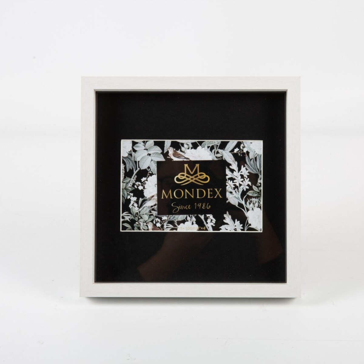 ADI Ramka 15x10cm czarno-biała passe-partout 21,5x21,5xh2,5cm