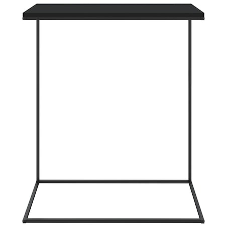vidaXL Stolik boczny, czarny, 55x35x66 cm, materiał drewnopochodny