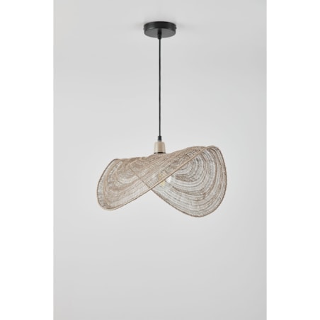 Lampa wisząca z drucianej siatki Garaine 58 cm