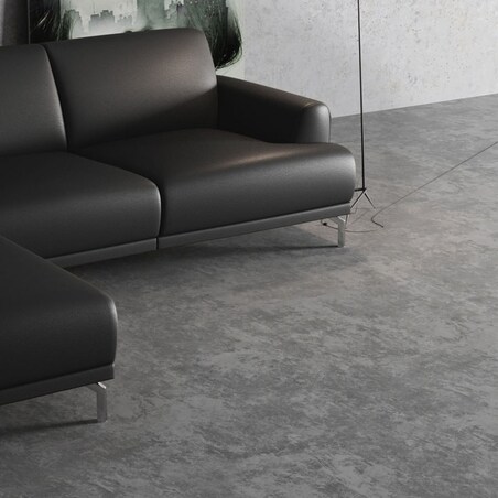 Sofa narożna Puzo ciemnoszara